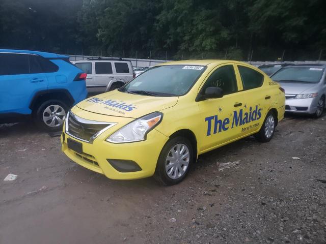 3N1CN7AP9FL953954 - 2015 NISSAN VERSA S YELLOW photo 2