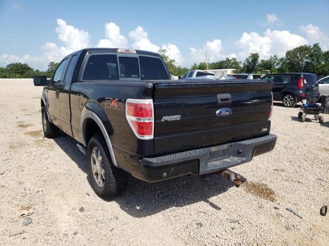 1FTFX1EV4AKE16381 - 2010 FORD F-150 BLACK photo 3