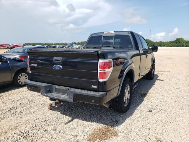 1FTFX1EV4AKE16381 - 2010 FORD F-150 BLACK photo 4