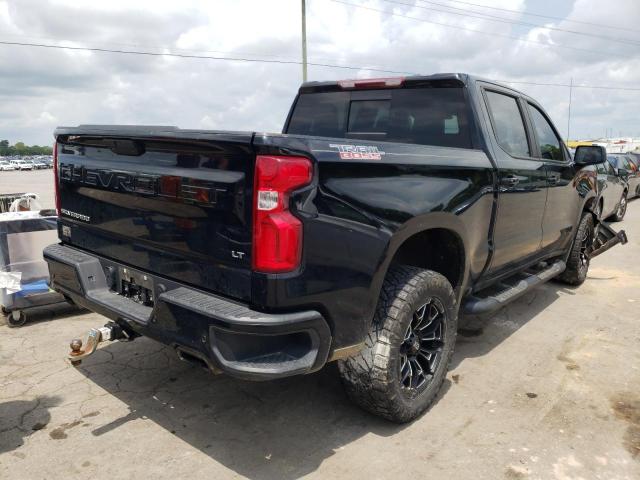 3GCPYFED9KG162133 - 2019 CHEVROLET SILVERADO BLACK photo 4