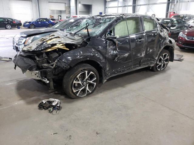 JTNKHMBX3L1068905 - 2020 TOYOTA C-HR XLE BLACK photo 2