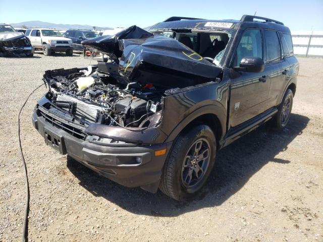 3FMCR9B62MRA99513 - 2021 FORD BRONCO SPO BROWN photo 2