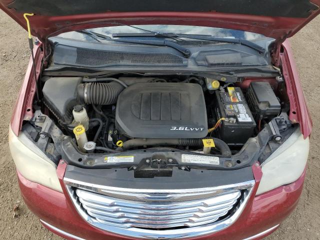 2A4RR8DG3BR649586 - 2011 CHRYSLER TOWN & COU BURGUNDY photo 7