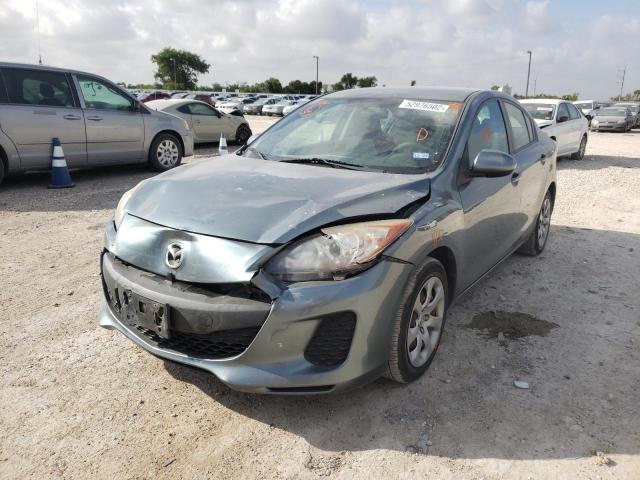 JM1BL1TF0D1793970 - 2013 MAZDA 3 I GRAY photo 2