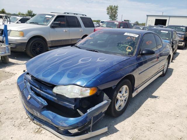 2G1WX12KX39323260 - 2003 CHEVROLET MONTE CARL ლურჯი ფოტო 2