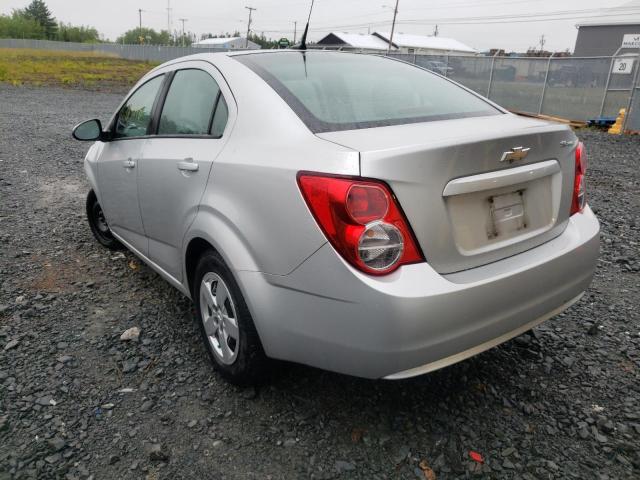 1G1JA5EH9C4188875 - 2012 CHEVROLET SONIC LS 银色 照片 3