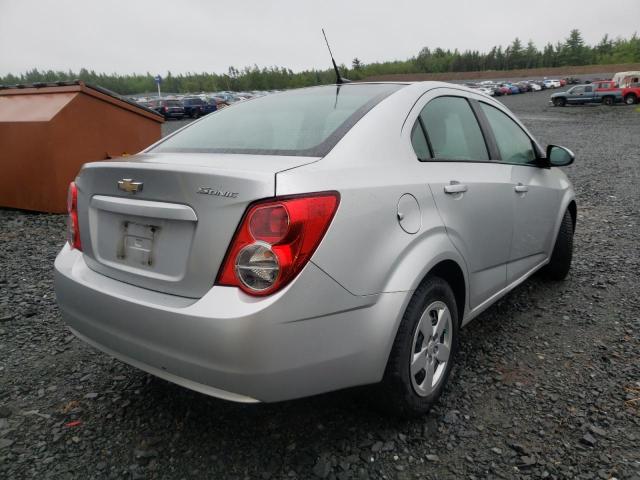 1G1JA5EH9C4188875 - 2012 CHEVROLET SONIC LS 银色 照片 4