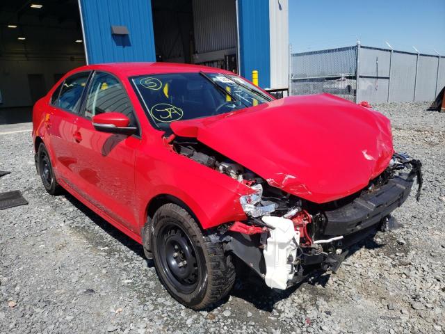 3VW2K7AJ4EM430067 - 2014 VOLKSWAGEN JETTA BASE RED photo 1
