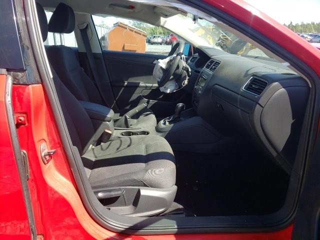 3VW2K7AJ4EM430067 - 2014 VOLKSWAGEN JETTA BASE RED photo 5