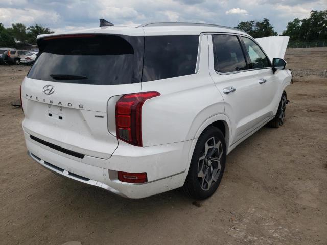 KM8R7DHE4MU317655 - 2021 HYUNDAI PALISADE C WHITE photo 4