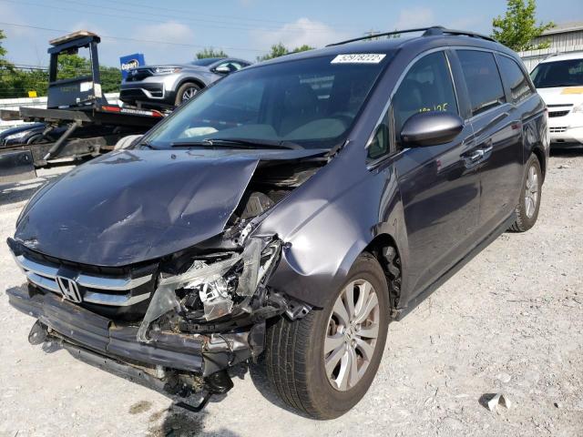 5FNRL5H38GB015867 - 2016 HONDA ODYSSEY SE GRAY photo 2