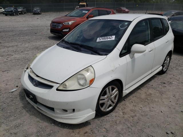 JHMGD38677S048153 - 2007 HONDA FIT S 白色 照片 2