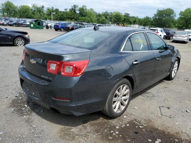 1G11H5SL3EF233661 - 2014 CHEVROLET MALIBU LTZ ნაცრისფერი ფოტო 4