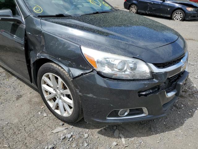 1G11H5SL3EF233661 - 2014 CHEVROLET MALIBU LTZ ნაცრისფერი ფოტო 9