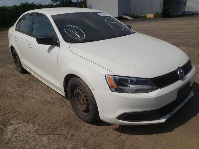3VW2K7AJ1CM416415 - 2012 VOLKSWAGEN JETTA BASE WHITE photo 1
