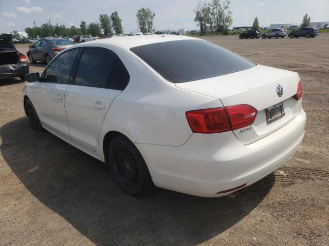 3VW2K7AJ1CM416415 - 2012 VOLKSWAGEN JETTA BASE WHITE photo 3