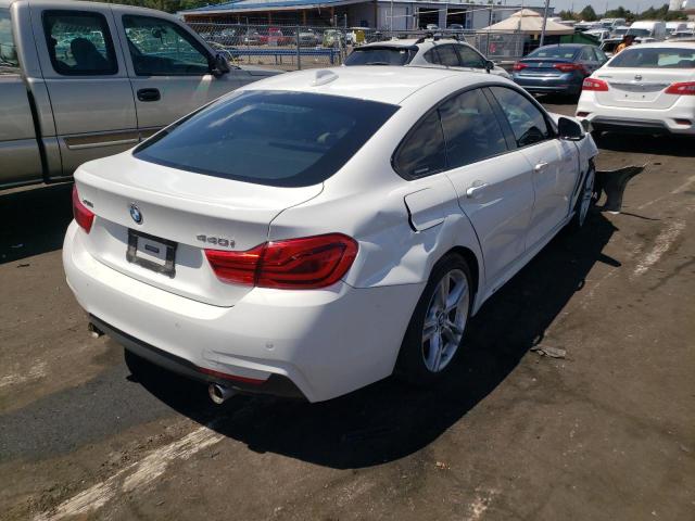 WBA4J7C54JBH14251 - 2018 BMW 440XI GRAN WHITE photo 4