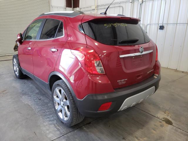 KL4CJBSB5EB573549 - 2014 BUICK ENCORE CON RED photo 3