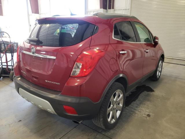 KL4CJBSB5EB573549 - 2014 BUICK ENCORE CON RED photo 4