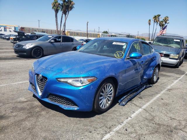 ZARFAMAN5M7647781 - 2021 ALFA ROMEO GIULIA SPO BLUE photo 2