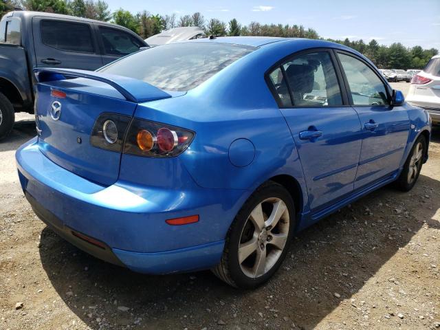 JM1BK323861409510 - 2006 MAZDA 3 S BLUE photo 4