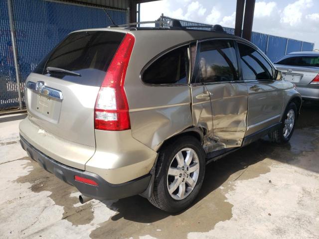 JHLRE38748C023211 - 2008 HONDA CR-V EXL GOLD photo 4