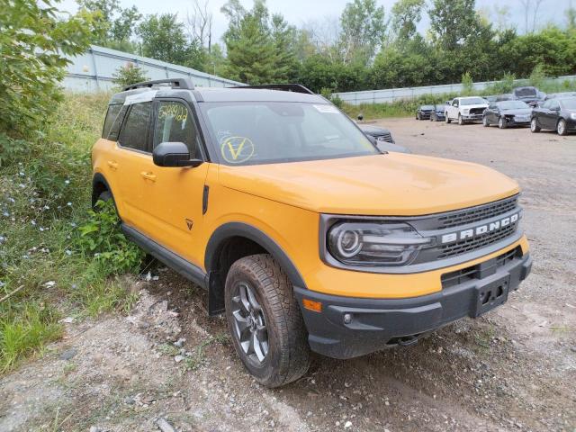 3FMCR9D9XMRA32181 - 2021 FORD BRONCO SPO YELLOW photo 1