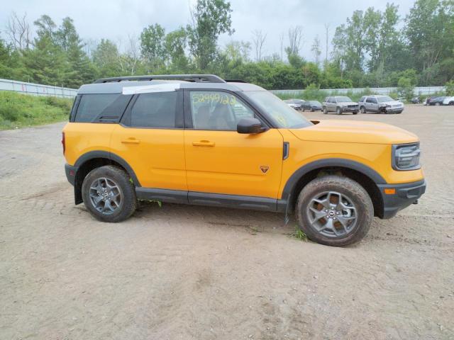 3FMCR9D9XMRA32181 - 2021 FORD BRONCO SPO YELLOW photo 9