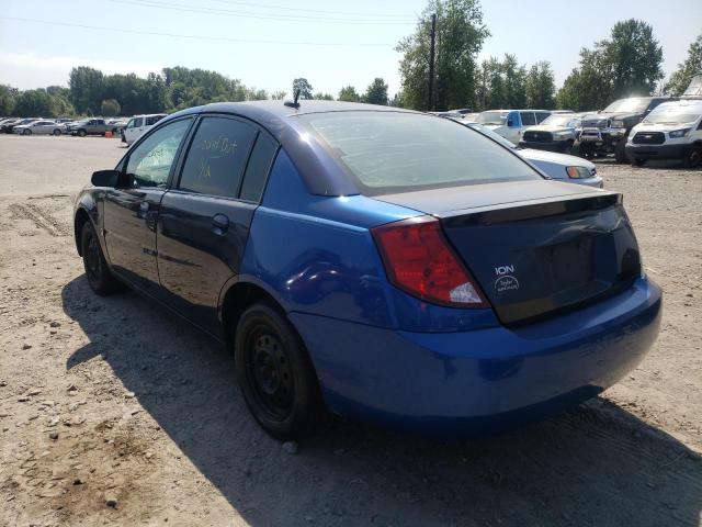 1G8AZ55F87Z119774 - 2007 SATURN ION LEVEL BLUE photo 3