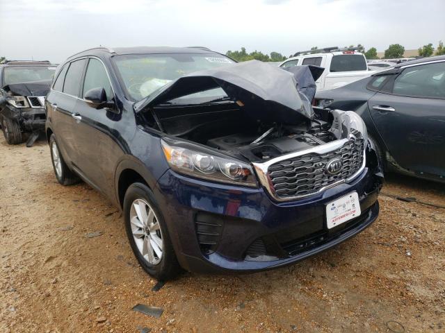 5XYPG4A32LG654023 - 2020 KIA SORENTO L BLUE photo 1