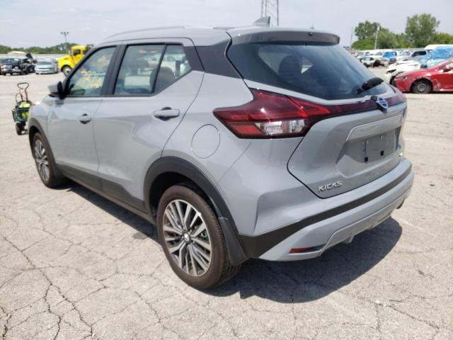 3N1CP5CV1ML545391 - 2021 NISSAN KICKS SV GRAY photo 3