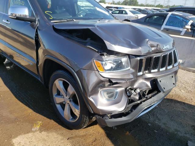 1C4RJFBG9EC431850 - 2014 JEEP GRAND CHER GRAY photo 9