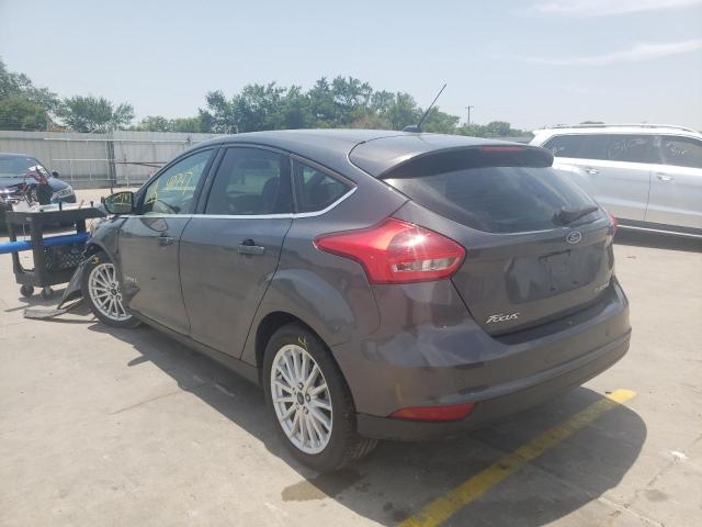 1FADP3R46HL325093 - 2017 FORD FOCUS BEV GRAY photo 3