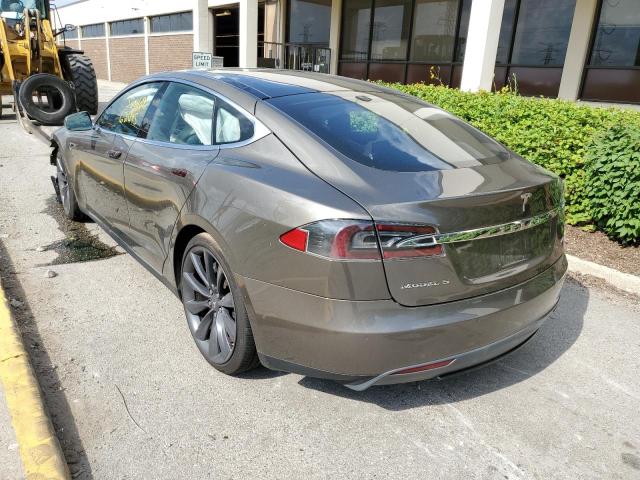 5YJSA1E2XGF130241 - 2016 TESLA MODEL S CHARCOAL photo 3