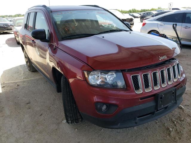 1C4NJCBA7HD123096 - 2017 JEEP COMPASS SP RED photo 1