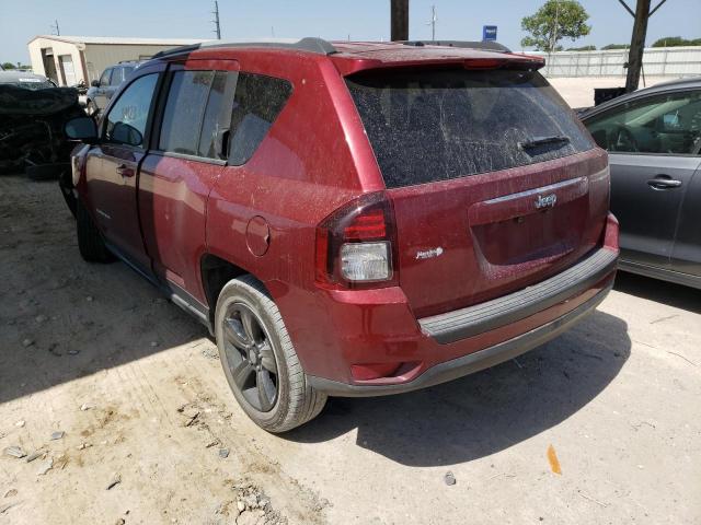 1C4NJCBA7HD123096 - 2017 JEEP COMPASS SP RED photo 3