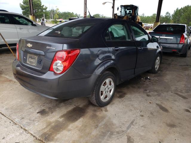 1G1JA5SH0D4207951 - 2013 CHEVROLET SONIC LS CHARCOAL photo 4