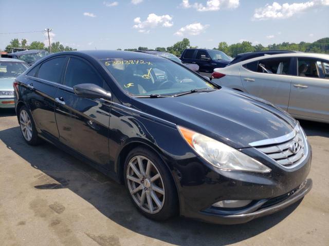 5NPEC4AC5BH182104 - 2011 HYUNDAI SONATA BLACK photo 1