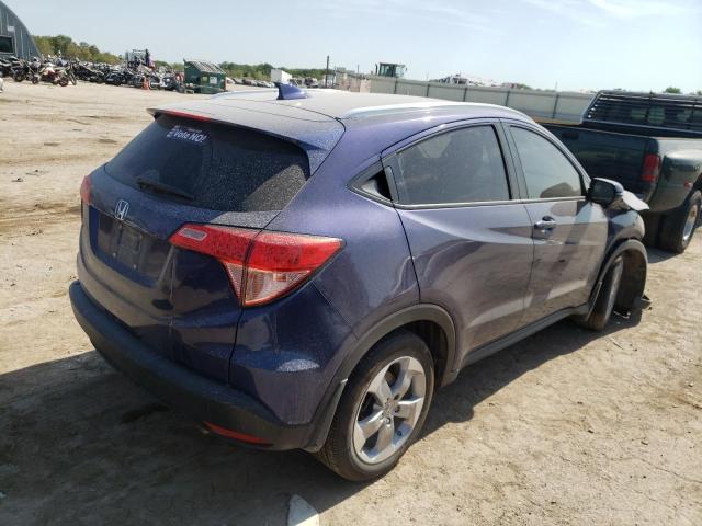 3CZRU5H72HM723605 - 2017 HONDA HR-V EXL BLUE photo 4