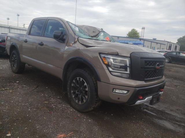 1N6AA1EDXMN511532 - 2021 NISSAN TITAN SV BROWN photo 1