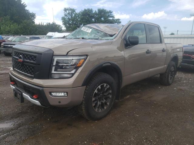 1N6AA1EDXMN511532 - 2021 NISSAN TITAN SV BROWN photo 2