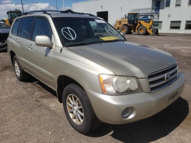 JTEHF21A710038889 - 2001 TOYOTA HIGHLANDER BEIGE photo 1