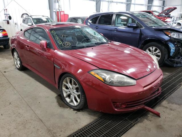 KMHHN66F98U281654 - 2008 HYUNDAI TIBURON GT RED photo 1