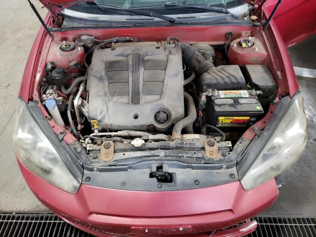 KMHHN66F98U281654 - 2008 HYUNDAI TIBURON GT RED photo 7