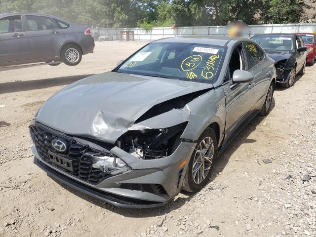 5NPEL4JA2MH066926 - 2021 HYUNDAI SONATA SEL GRAY photo 9