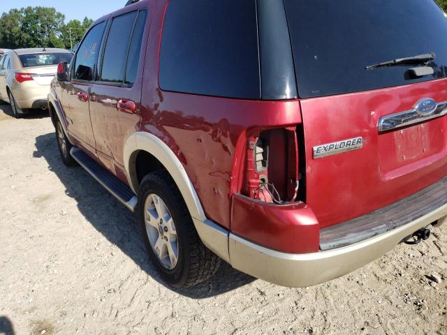 1FMEU74836ZA24568 - 2006 FORD EXPLORER E RED photo 9