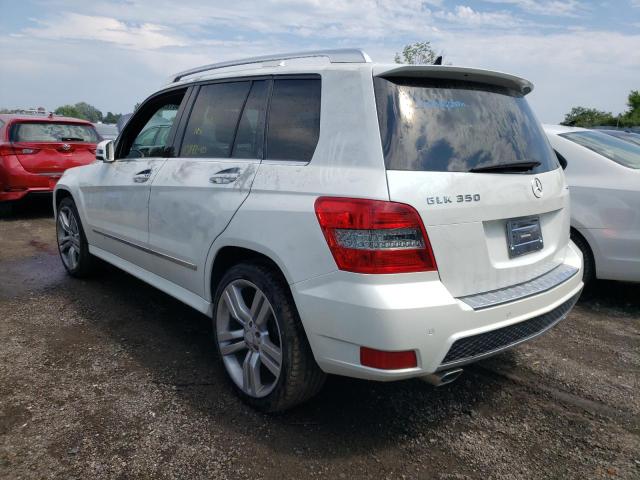 WDCGG8HB2CF878815 - 2012 MERCEDES-BENZ GLK 350 4M WHITE photo 3