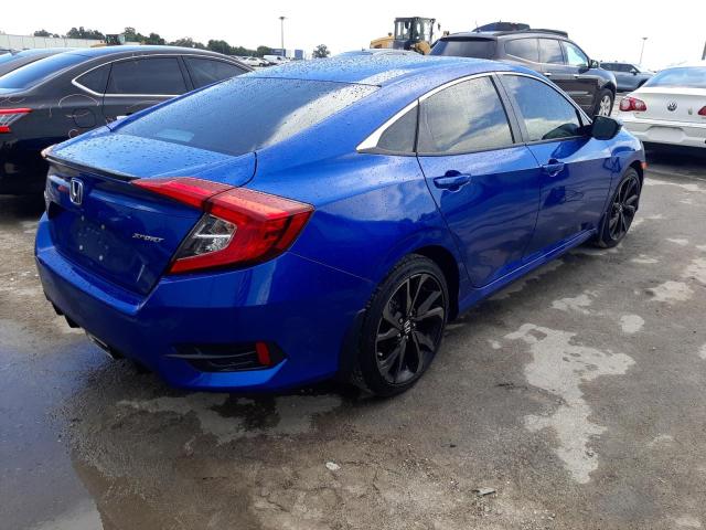 2HGFC2F89LH563723 - 2020 HONDA CIVIC SPOR BLUE photo 4