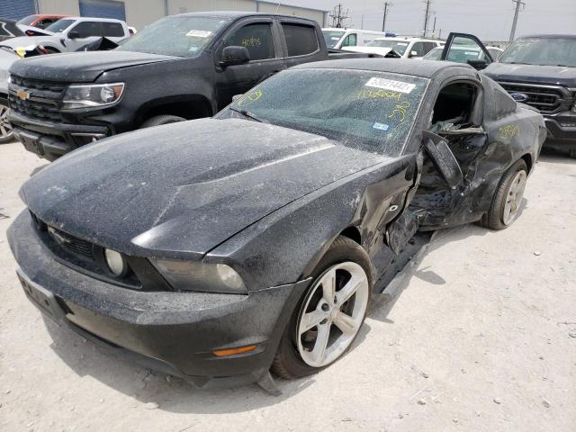 1ZVBP8CF3B5106609 - 2011 FORD MUSTANG GT BLACK photo 2