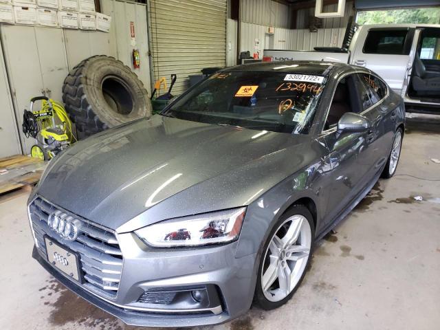 WAUFNCF54JA132994 - 2018 AUDI A5 PRESTIG GRAY photo 2